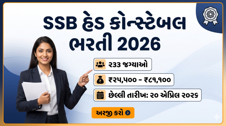 SSB Head Constable Recruitment 2026