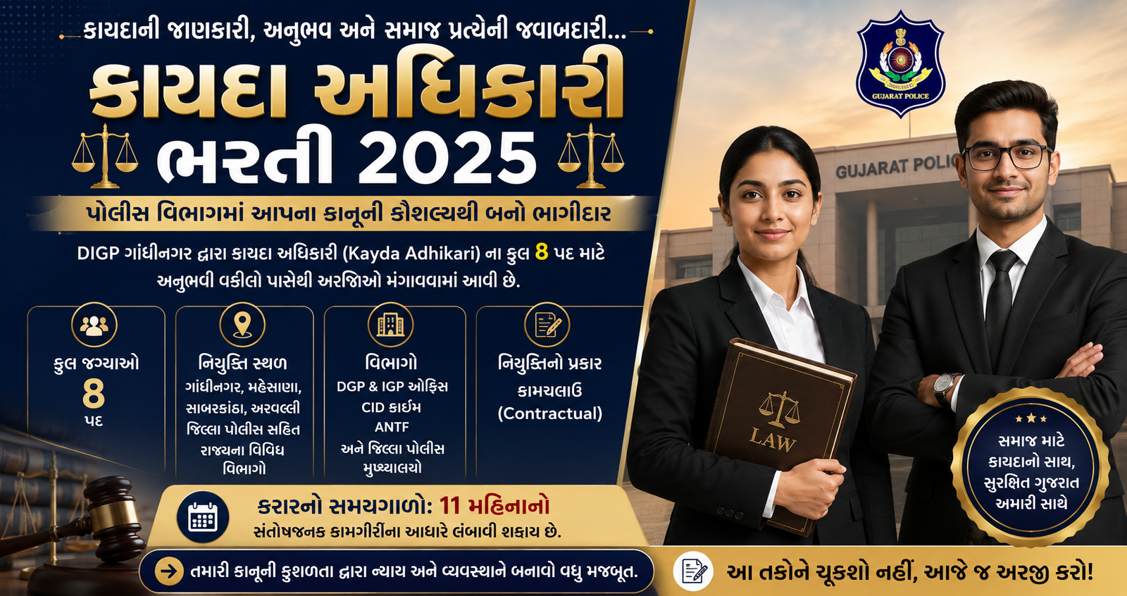 DIGP Gandhinagar Recruitment 2026
