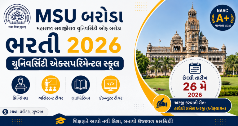 MSU Baroda Recruitment 2026